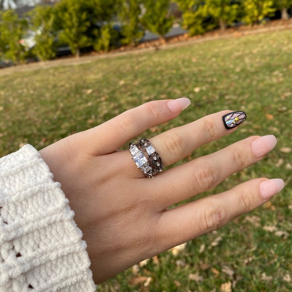 925 Sterling Silver 💎 Wedding Engagement Ring - Picture 4 of 11